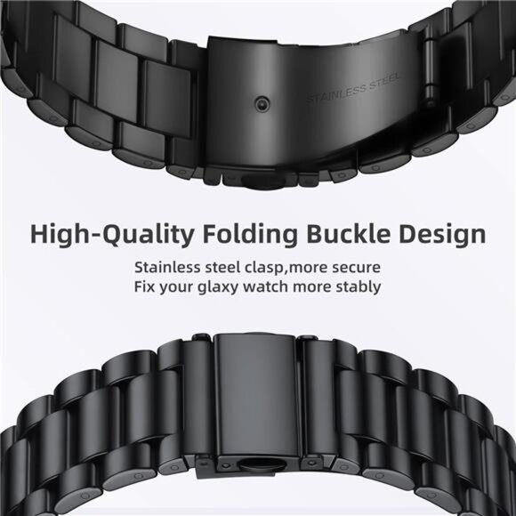 Stainless Steel Band Compatible with Samsung Galaxy Watch 7 6 5 4 FE 40mm 44mm - Picture 5 of 7